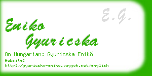 eniko gyuricska business card